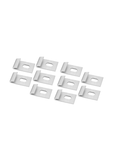 Folinda 10 Adet Serapiye Taban Sabitleyici, Alüminyum Yapı, Korozyona Dayanıklı, Kolay Kurulum Jy34417 Yükseltilmiş Sürüm