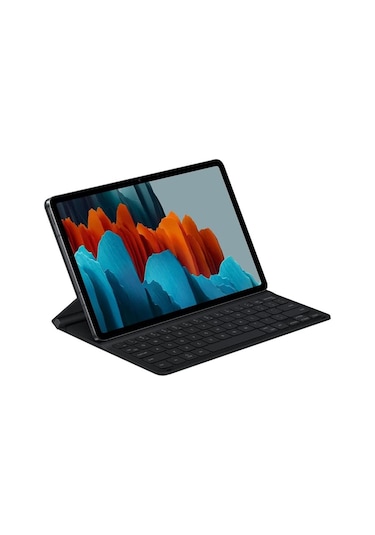 Samsung Uyumlu Tab S8 Klavyeli Kılıf Siyah Ince Ef-Dt630Bbegtr