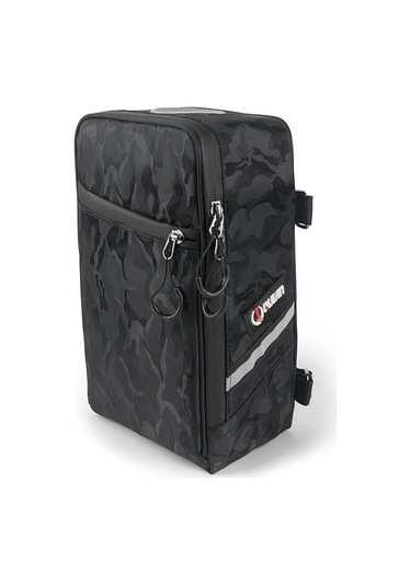 Moveevo 5l Kanvas Bisiklet Arka Raf Çantası - Kamuflaj Rengi, 28x16x11cm, 290g Yüksek Kapasiteli Taşıma Çantası Çok Renkli