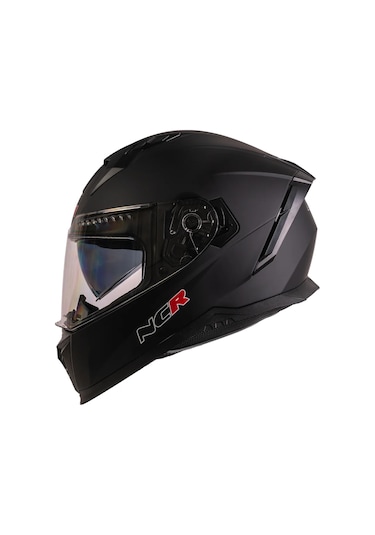 Ncr Stream Mat Siyah Full Face Kapalı Kask Ece-06 Mat Siyah Mat Siyah