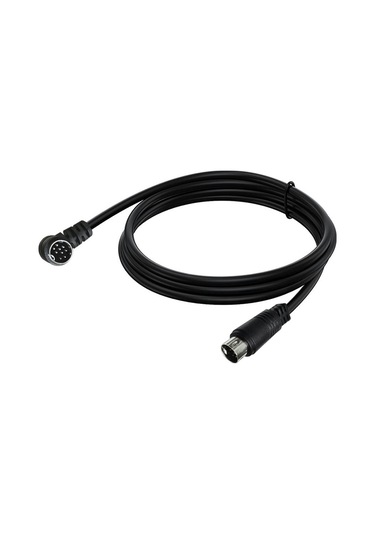 Sones Tek Kavisli Mini Dın 9 Pin Tv Ses Adaptör Kablosu, Uzunluk: 3m Siyah