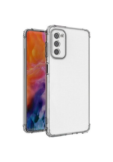 Prolysus Samsung Galaxy Uyumlu S20 Fe Kılıf Anti Shock Etkili Şeffaf Silikon Kılıf