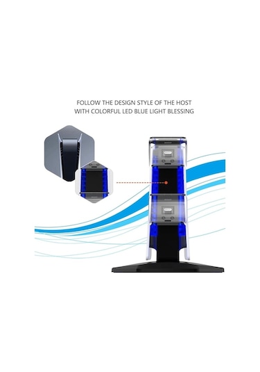 Yulong Ps5 Stand 2 Kol Şarj İstasyonu Dock Tp5-0585s