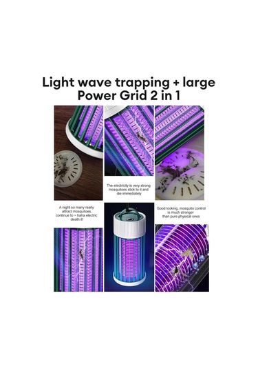 Jialan Elektrik Çarpması Sivrisinek Katili Lamba Usb Şarj Uv
