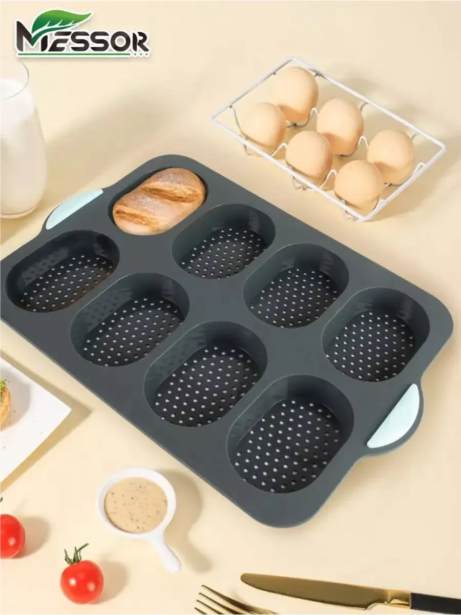 Messor Ekmek Ve Poğaça Pişirme İçin Silikon Kalıp. 175845101 Gri