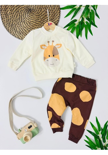 The Lucky Omuzdan Çıtçıtlı Mevsimlik 2 Parça Takım Krem