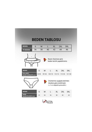 Alya Underwear Kadın Pamuklu Hipster - Slip Külot 5 Farklı Renk 1 Pakette Multicolor-x20
