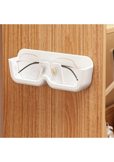 Kangvka Duvar Tipi Gözlük Tutucu, Gri, Dayanıklı Abs Plastik, Gözlükleri Kırılma Ve Çizilmeden Korur, Evde Her Yerde Kullanım, 1 Adet