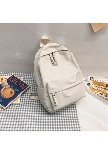 Samdoo Siyah Üniversite Lisesi Çanta, Geniş Hacimli, Yumuşak Kumaş, Dayanıklı, Modern İç Çekimli Okul Çantası Siyah