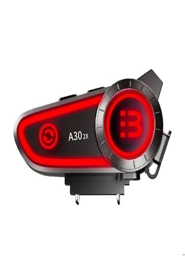 A30-2x Waterprof 2x Eşleşmeli Motosiklet İnterkom Bluetooth Kask