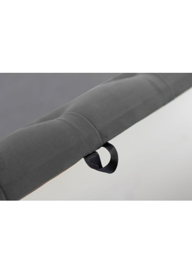 Vetra Chester Model Gri Sandıklı Puf  Kapitoneli Model 140cm Sandıklı Bank