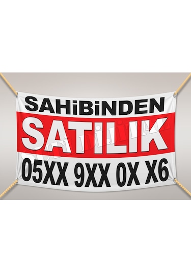 Satılık Kiralık Branda Pankart Basımı Ilan Afişi Dijital Baskısı (508157104)