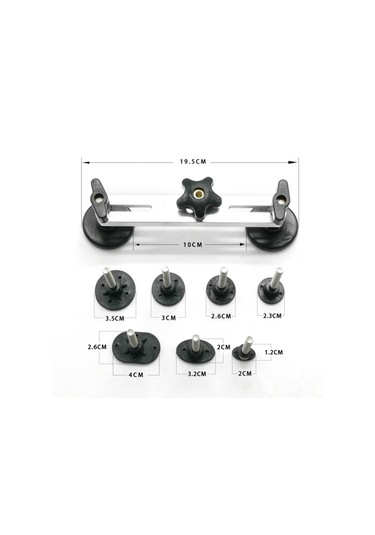 Sones 12'si 1 Arada Araç Göçük Düzeltme Aleti Seti Ücretsiz Sac Göçük Düzeltme Çektirmesi