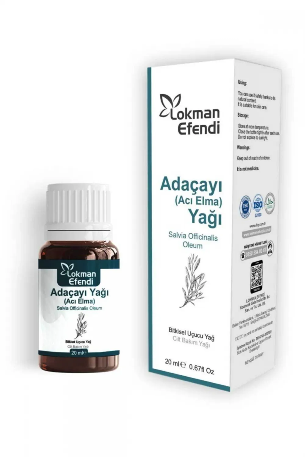 Lokman Efendi Adaçayı Yağı - Acı Elma 20 Ml 20 ML