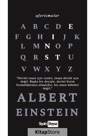 Aforizmalar-Albert Einstein - Albert Einstein - Siyah Beyaz