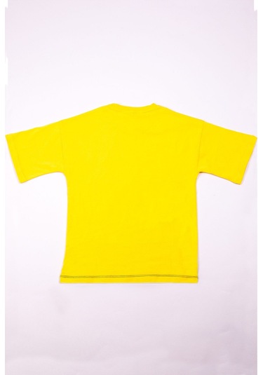 Erkek Çocuk Tshirt Basklı A8 Sarı