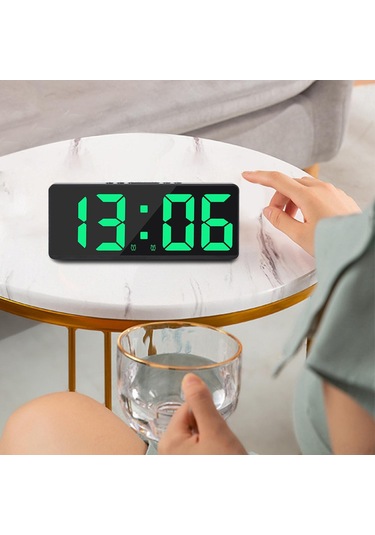 Suntek Dijital Elektronik Çalar Saat Erteleme Usb Geniş Ekran