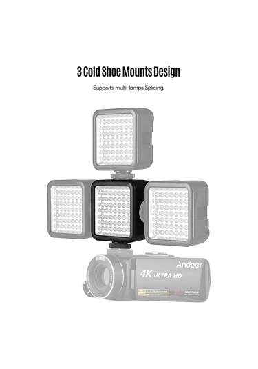 Andoer Ir49s Mini Ir Video Kamera Gece Görüş Işığı Siyah Siyah