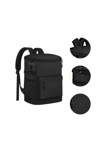 Suntek Sırt Çantası Soğutucu Benzersiz Taşınabilir Erkekler Siyah