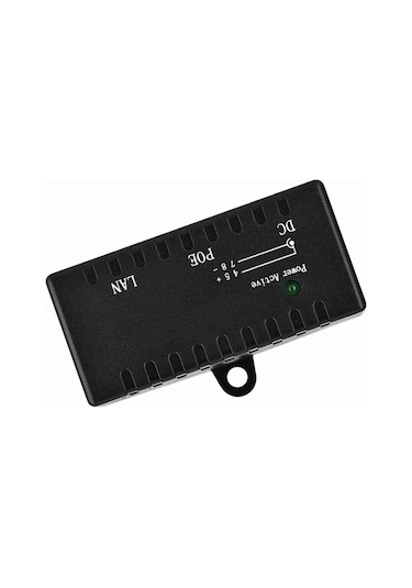 Lemestar Siyah Abs Poe Ayırıcı - 10/100 Mbps Hız, Ap İçin Güç Kaynağı Çözümü, Rj45 Arayüzlü, Dayanıklı Ve Kullanımı Kolay