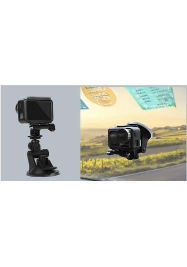 Dji Osmo Action / Pocket / Go Pro Araba Cam Vantuz Tutacağı