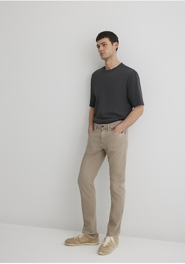 Mavi - 0035186566 Marcus Gabardin Erkek Pantolon - Kahverengi