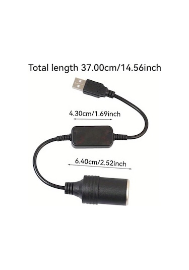 2 Adet Siyah 5v'ten 12v'a 12v Usb 5.0 Araba Adaptörü Kablosu, Pd Ve Qc3.0 İle Hızlı Şarj Çoklu Cihaz Dönüştürücü, Dayanıklı Mat Bitiş, Akıllı Telefonlar, Tabletler Ve Daha Fazlası İçin Kolay Kurulum - Pil Gereklidir, Araba Elektronik Aksesuarları