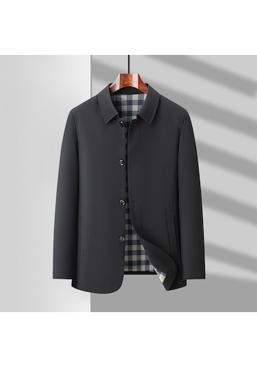 Erkek İş Günlük Ceketleri Siyah
