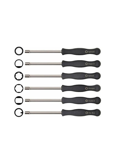 Xiyyadms Husqvarna, Poulan, Echo İçin Karbüratör Ayar Takımı, 6 Parçalı Çok Fonksiyonlu Bakım Seti.