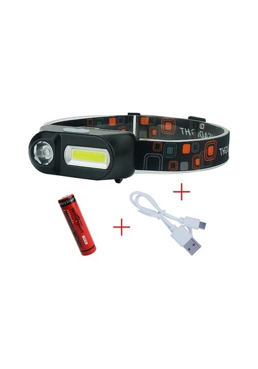 Ulzyvf Usb Mini Kafa Feneri, Şarjlı, Siyah, Ipx7 Su Geçirmez Siyah