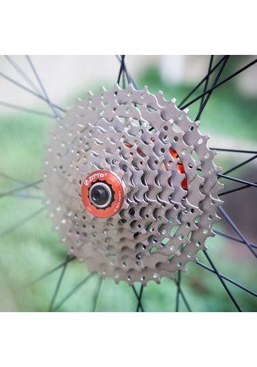 Geeksen Alüminyum Çelik 8 Vites Dağ Bisikleti Çarkı 11-40t 24v Hızlı Kaydırma 405g Gümüş Çok Renkli