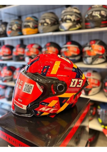 Mt Helmets Mt Cosmo Sv Sergıo Garcıa E5 Motosiklet Kaskı Kırmızı