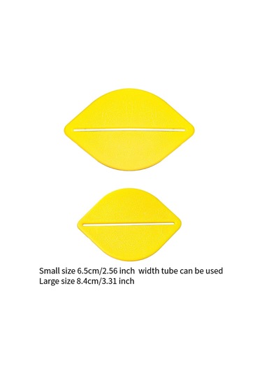 Suntek 2 Adet Diş Macunu Sıkma Klipsleri Tüp Yardımları Ev Sarı Diğer