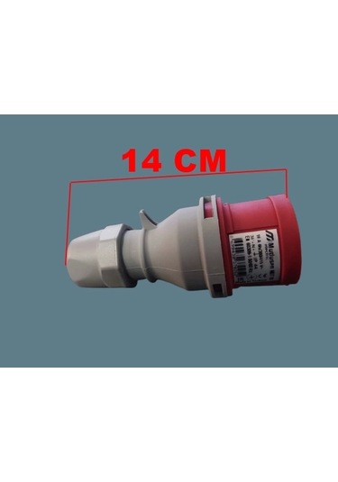 Mutlusan 5x16a Düz Fiş Cee Norm 3p+n+e Mut-101