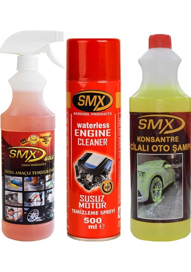 Smx Seramik Katkılı Cila - Susuz Motor Temizleme ve Oto Şampuanı