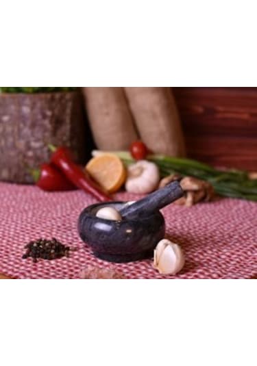 Morlero - Mermer Havan Siyah