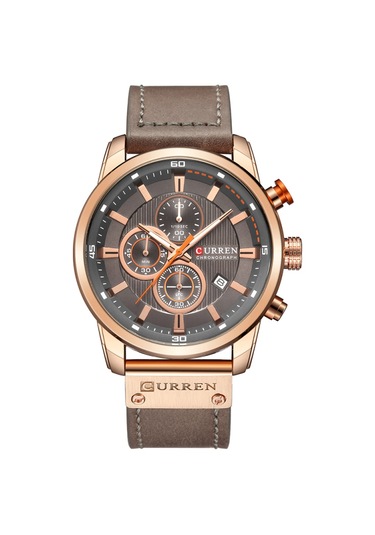 Curren Erkek Moda Pu Deri Spor Kol Saati Günlük Saat Lüks Suya Dayanıklı Kuvars Saat 3 Diğer