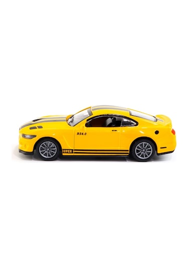 1:36 Ölçekli Die-Cast Sarı Spor Araba