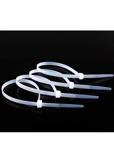 Kablo Bağı 100 Adet Cırt Kelepçe-nylon66 2.5 X 140mm - Beyaz