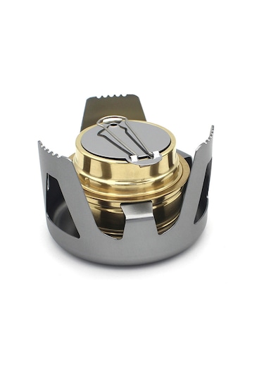 Gri Bakır Alaşım Taşınabilir Mini Ultra Hafif Ruh Burner Gri Gri