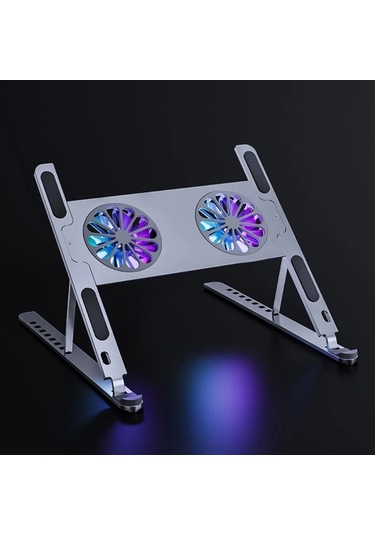 Cbtx P11f Katlanır Dizüstü Bilgisayar Masaüstü Tablet Dizüstü Bilgisayarlar İçin Tutucu 2 Soğutma Fanı İle