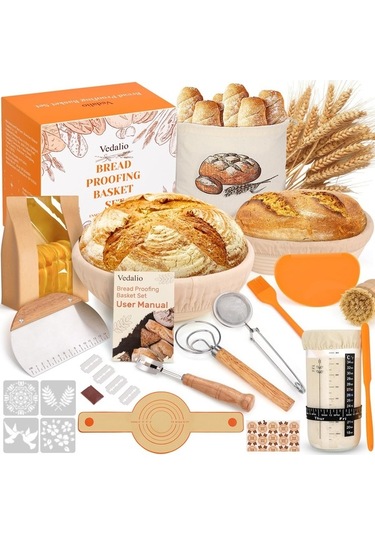Maoyaya Hamur Mayası, Ekmek Pişirme Malzemeleri, Maya Sepeti, Prova Sepeti, Ekmek Yapım Kiti, Fırıncı Hediye Anne Kadın ham