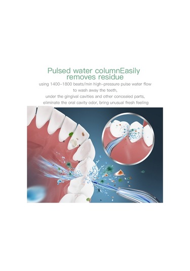 Kablosuz Su Ipi Temizleyici Taşınabilir 1400 Mah Usb Şarj Edilebilir Su Flosser Ipx7 Su Geçirmez Oral Irrigator, Su Tankı Kapasitesi: 300 Ml