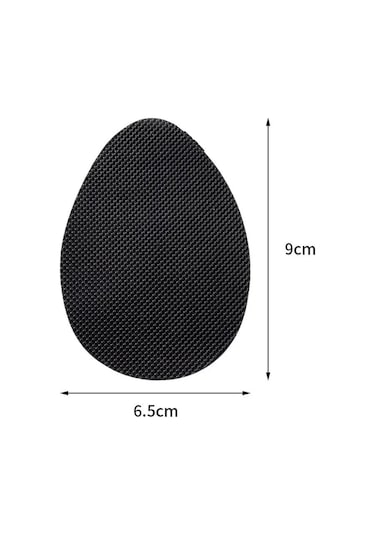 Ayakkabı Altı Kaydırmaz Tabanlık 2 Çift - 34 - 45 - Siyah