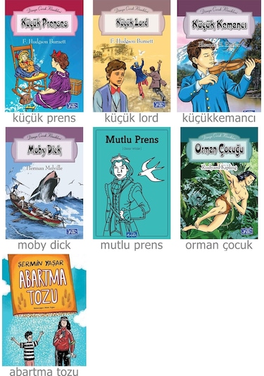 Ortaokullar İçin 7 Kitap Set Şemin Yaşar Abartma Tozu Ve 6 Kitap