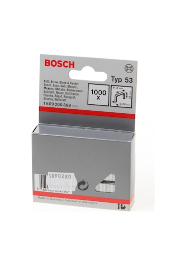 Bosch Zımba Teli Tip 53 11.4x0.74x18 mm - 1609200369