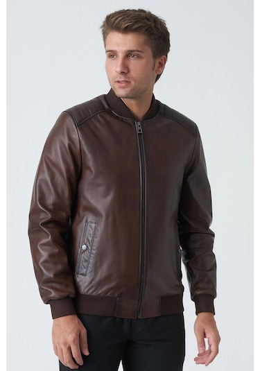 White Stone Bangor 5006 Slim Fit Kolej Kuzu Derisi Mont Fındık-fındık Fındık