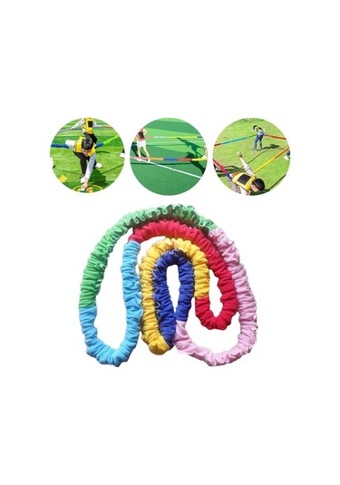 Ganzhoushop Suntek Renkli Kooperatif Esnek Egzersiz Döngüsü Çoklu Bant Seti 3m Jq Çok Renkli