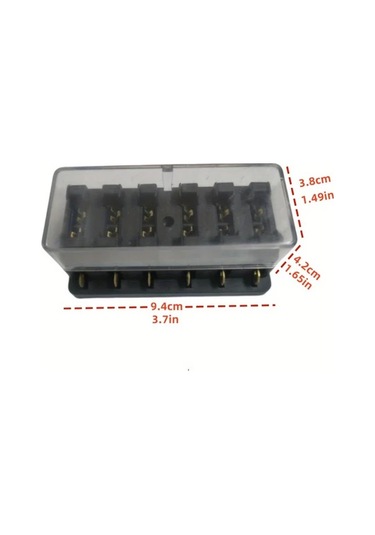 Chuangyinshop 6 Way Fuse Box 6 Yollu Araç Sigorta Kutusu Tutucu