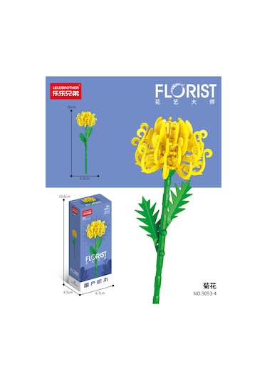 Lele Brother Florist Lego Yapı Blokları Bitki Çiçek Serisi